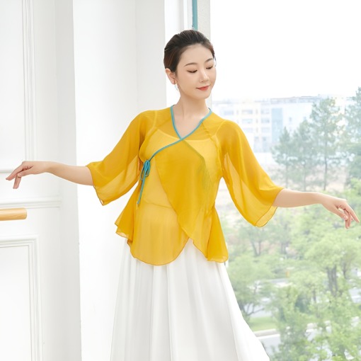Áo Múa Cổ Trang Trung Quốc- Màu Vàng (3)