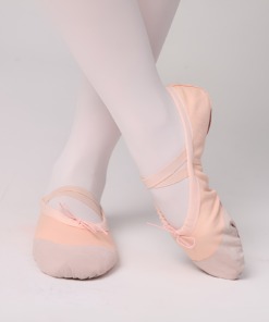 Giày Múa Ballet Loại Rẻ- Màu Hồng (1)