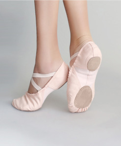 Giày múa ballet gm03 màu hồng 02
