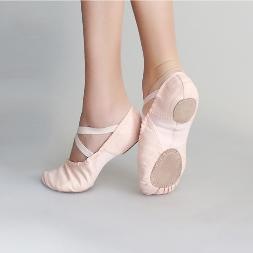 Giày múa ballet gm03 màu hồng 02
