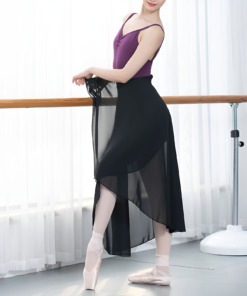 Tà Váy Múa Ballet Dáng Dài- Màu đen (2)